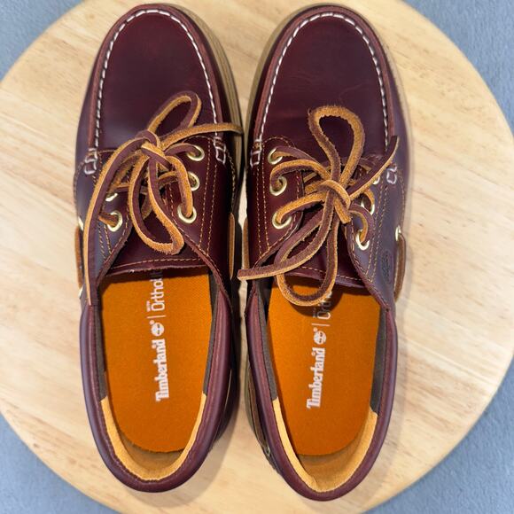 Timberland Stone Street Boat Shoe Brown Leather Women’s Size 7 US - Picture 6 of 8